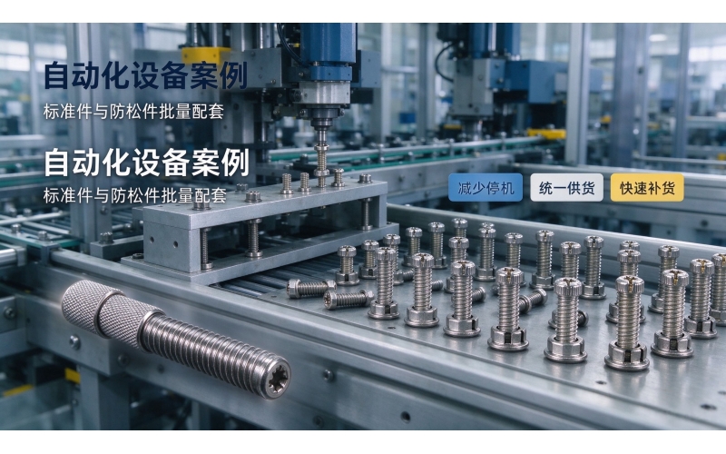 自动化行业客户案例（防松自锁螺丝配套）