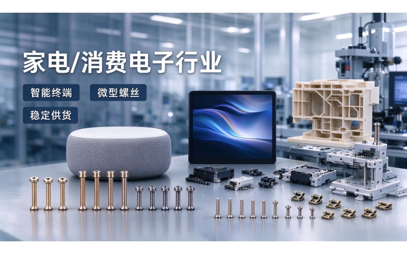 家电 / 消费电子行业客户案例（精密自攻螺丝配套）