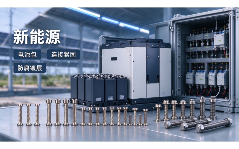 新能源设备客户案例（非标精密螺丝）